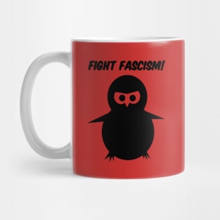 Fight Fascism Chick (Black) Mug